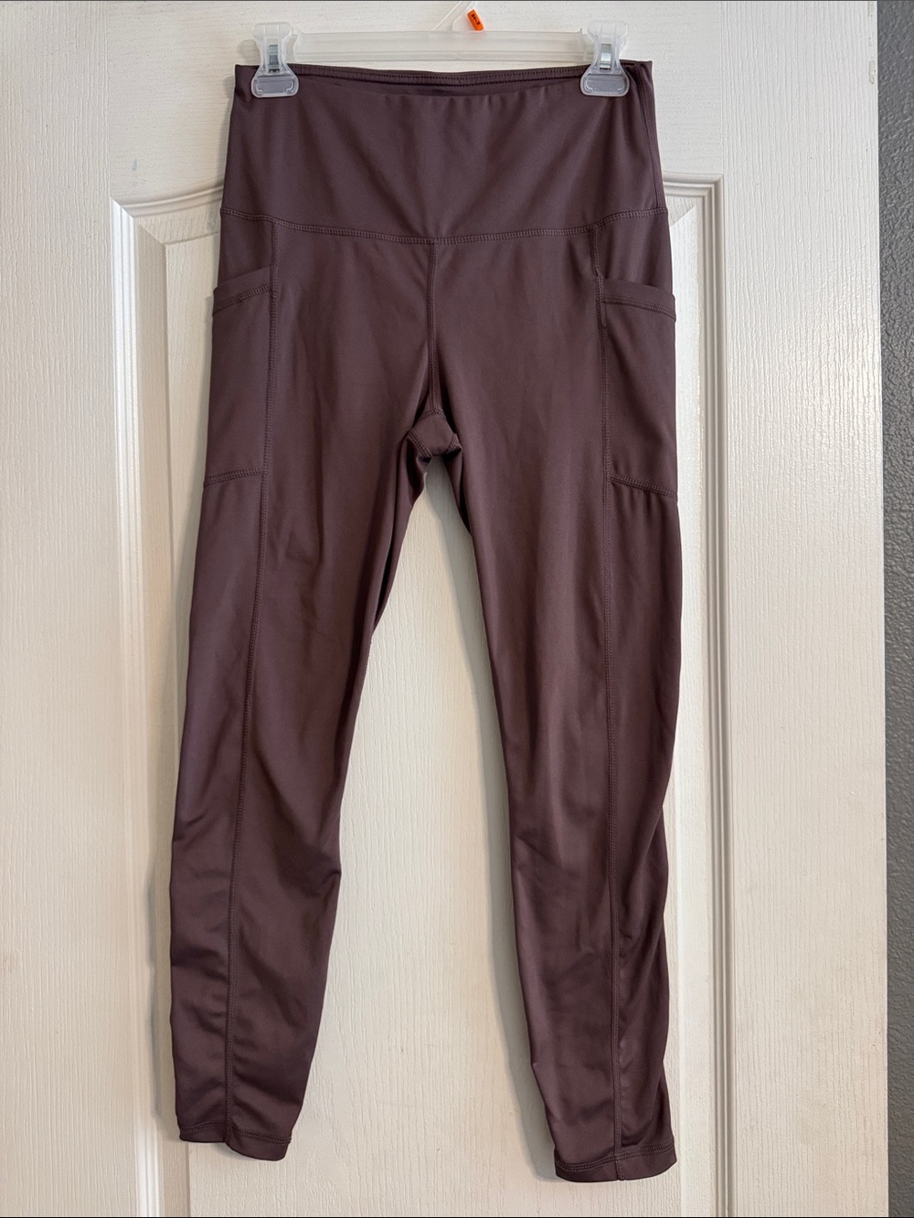Everyday High-Waist Pocket Leggings - Brown